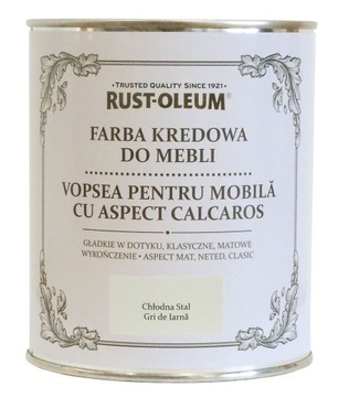 FARBA KREDOWA DO MEBLI RUSTOLEUM SZARA