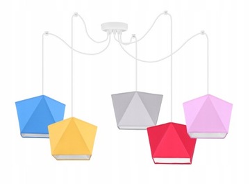 LAMPA SUFITOWA WISZĄCA ŻYRANDOL DIAMENT PAJĄK LED