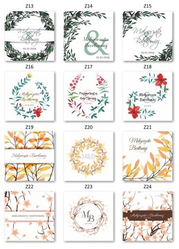 ХОЛСТ СВАДЕБНЫЕ ПРИГЛАШЕНИЯ Деревенские цветочные венки