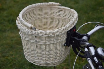 Плетеная корзина для велосипеда BIKE CLICK, WHITE