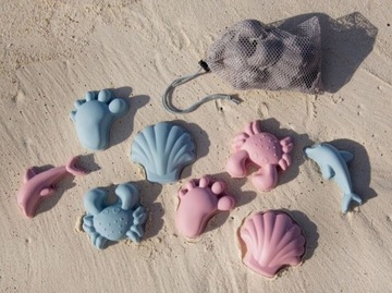 Формы для песка Scrunch силиконовые Гранат 4 шт.