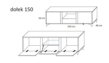 МАРКО 1 секция - ГЛЯНЦЕ + LED БЕСПЛАТНО