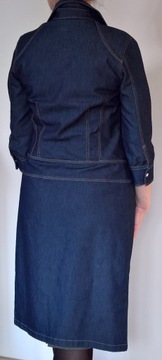 ESCADA jeansowy płaszcz / sukienka r. 36/38 (NOWY)