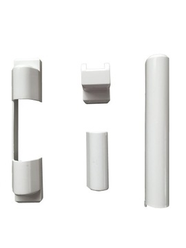 AUBI OSŁONKI NA ZAWIASY DO OKIEN RAL9016