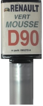 RENAULT D90 VERT MOUSSE LAKIER SAMOCHODOWY ZAPRAWKA DO RYS 10 ML ARASYSTEM
