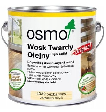 Olej OSMO 3032 WOSK TWARDY 0,125 L Siedlce