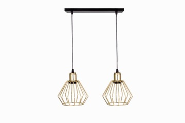 LAMPA SUFITOWA,ŻYRANDOL DIAMENT ZŁOTY MARKOS 118ZL