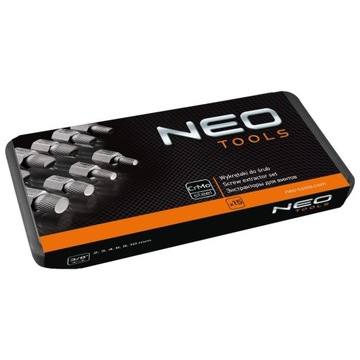 Экстракторы для сломанных винтов, набор из 15 шт. NEO.