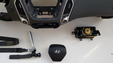 HYUNDAI IX35 ПОДУШКА БЕЗОПАСНОСТИ НА ПРИБОРНОЙ ПАНЕЛИ КОНСОЛИ РЕМНЯ ПОДУШКИ БЕЗОПАСНОСТИ