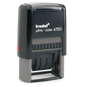 Штамп даты Trodat печатает в формате 4750 ISO.