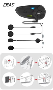 ИНТЕРКОМ EJEAS Q20 МОТОЦИКЛ ИНТЕРКОМ FM-РАДИО