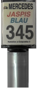 MERCEDES 345 JASPISBLAU LAKIER SAMOCHODOWY ZAPRAWKA DO RYS 10 ML ARASYSTEM