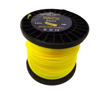 ŻYŁKA TNĄCA DO GŁOWICY KOSY KWADRAT 2,4mm 79m wydajność 1LB