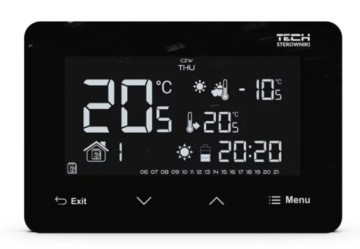 TECH ST-293V3 Недельный проводной контроллер kc515 WHITE с подсветкой