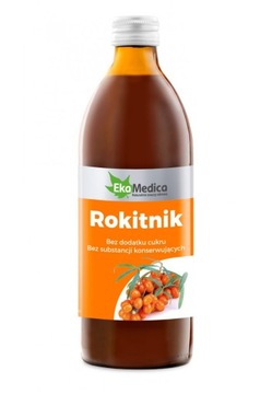 Sok z Rokitnika 500ml NATURALNY odporność + GRATIS