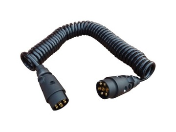 PRZEWÓD ELEKTRYCZNY SPIRALNY 3m 7PIN