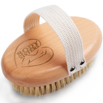 Массажная щетка Body Sisters с щетиной агавы