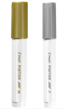 Маркер Pilot Pintor F Silver и M Gold