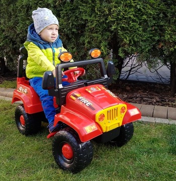 ДЖИП ВНЕДОРОЖНЫЕ ПЕДАЛИ + ПРИЦЕП + ЛОПАТА