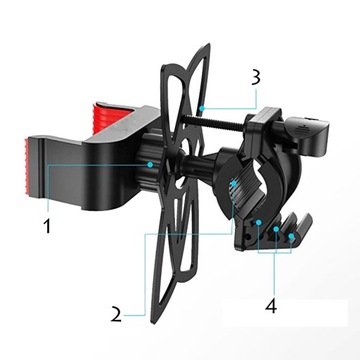 ДЕРЖАТЕЛЬ ДЛЯ ТЕЛЕФОНА, СМАРТФОНА, MTB ВЕЛОСИПЕДА