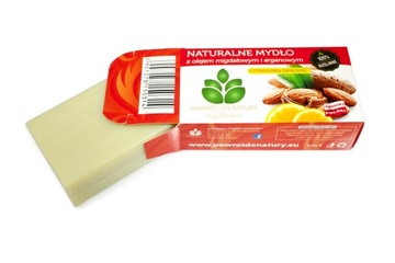 NATURALNE MYDŁO Z OLEJEM MIGDAŁOWYM I ARGANOWYM