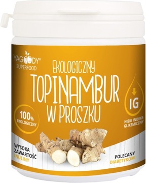 Topinambur proszek inulina BIO 120 g certyfikowany