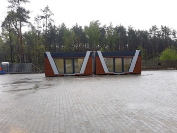 Pawilon handlowy socjalny z wc 30m2 REMO