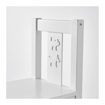 IKEA KRITTER SET стол + 1 стул, БЕЛЫЙ
