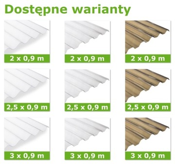 Трапециевидные листы из градостойкого поликарбоната 200х90.