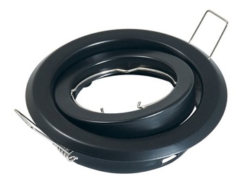 Передвижной галогенный светодиодный светильник, матово-черный литой