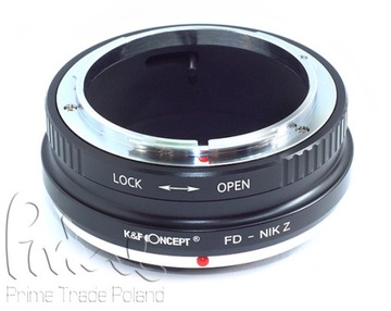 Adapter Canon FD - Nikon-Z FL przejściówka Z6 Z7 Z8 Z9 Z5 Z30 Z50 Concept