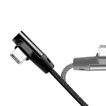 Угловой кабель USB-C — USB-A USB 2.0 5 В / 3 А 30 см