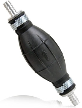 GRUSZKA RĘCZNA POMPKA PALIWA GUMOWA ZAWÓR 12MM PRO