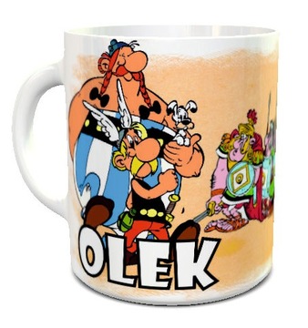 Kubek imienny komiks ASTERIX I OBELIX TANI PREZENT