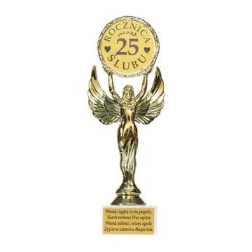 Statuetka miły prezent Rocznicę Ślubu Jubileusz 25 i inne pamiątka