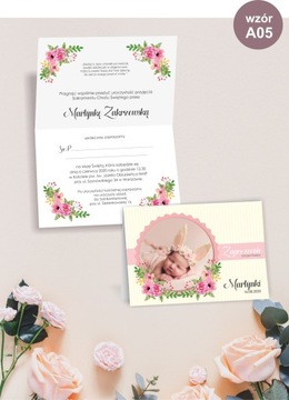 ПРИГЛАШЕНИЯ НА КРЕСТИЕ с фото + конверт