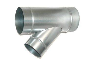 TRÓJNIK 45* 125/125 rura SPIRO KOMINEK TERMOFLEX