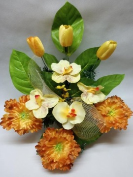 Цветы на могилу STROIK искусственная композиция MISCELLANEOUS