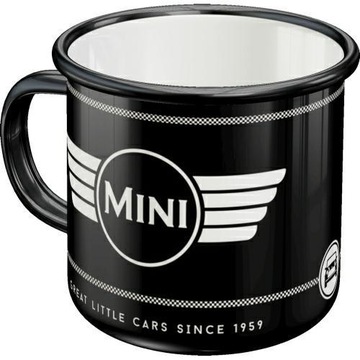 Kubek metalowy MINI COOPER prezent dla fana