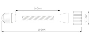 Переходник, удлинитель светодиодной лампы E27-GU10 ОПТОМ