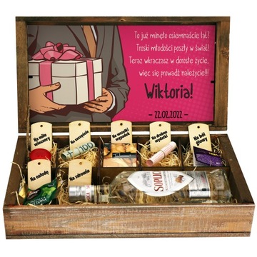 BOX BOX ESSENTIALS ДЛЯ ПОДАРКА НА 18-ЛЕТИЕ ДНЯ РОЖДЕНИЯ