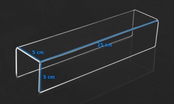 СТОЙКА СТОЙКА ДИСПЛЕЯ STEP PLEXI 250мм