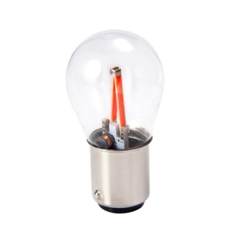 СВЕТОДИОДНАЯ ЛАМПА 2 COB НИТИ P21/5W BAY15D 12V 24V