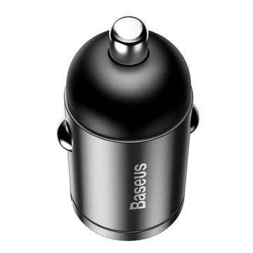 АВТОМОБИЛЬНОЕ ЗАРЯДНОЕ УСТРОЙСТВО BASEUS SMALL FAST USB QC 3.0 30 Вт НЕ ВЫСТУПАЕТ ИЗ ПОРТА