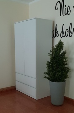 МОНИЯ 2D ШКАФ 2 SZ Белый, СПАЛЬНЯ