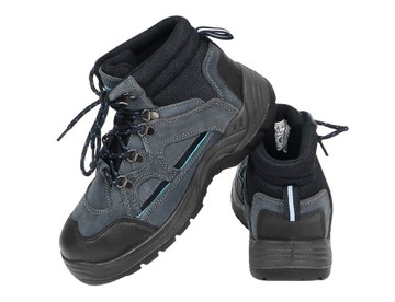 Buty robocze ochronne trzewiki S1 welurowe r.41