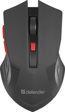 Mysz bezprzewodowa Defender ACCURA MM-275 optyczna 1600dpi 6P czarno-czerwo