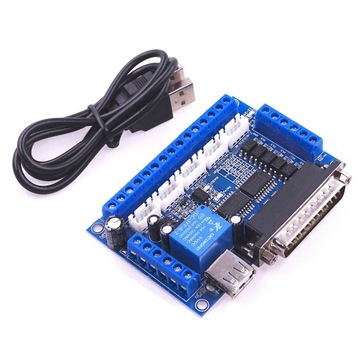KONTROLER STEROWNIK CNC 5 OSI DO MACH LINUX CNC...