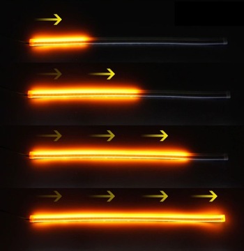 TAŚMA LED DRL DYNAMICZNE KIERUNKOWSKAZ TYŁ TYLNE