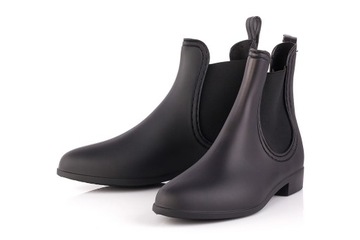 MELISKI ЧЕРНЫЕ ЖЕНСКИЕ МАТОВЫЕ КОРОТКИЕ ТУФЛИ ROCKET Размер 38